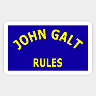 John Galt Rules Sticker